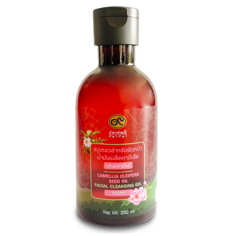 สบู่เหลวสำหรับผิวหน้าน้ำมันเมล็ดคามีเลีย กลิ่นดอกพีโอนี 250 ml