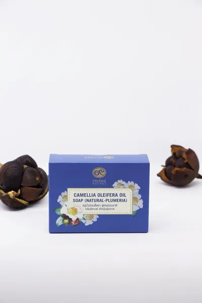 สบู่น้ำมันเมล็ดคามีเลีย (สำหรับผิวกาย) สูตรธรรมชาติ กลิ่นลีลาวดี 100 g