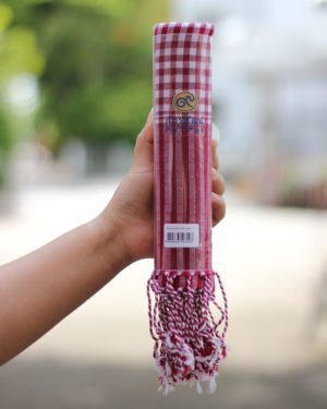 ผ้าพันคอลายผ้าขาวม้า - (คละลาย,คละสี)