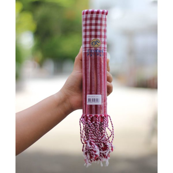 ผ้าพันคอลายผ้าขาวม้า - (คละลาย,คละสี)